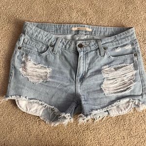 NWOT Big Star Vintage Fringe Jean Shorts